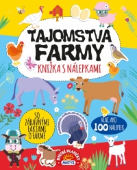 Kniha - Tajomstvá farmy – knižka s nálepkami – viac ako 100 nálepiek!