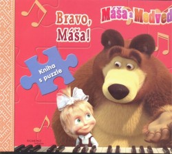 Obrázok - Máša a medveď - Bravo, Máša! - kniha s puuzle