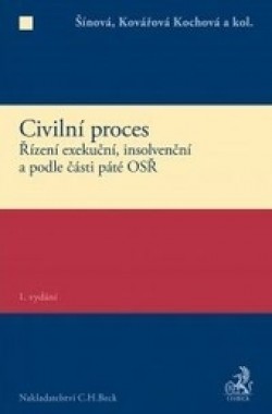 Obrázok - Civilní proces. Řízení exekuční, insolvenční a podle části páté OSŘ