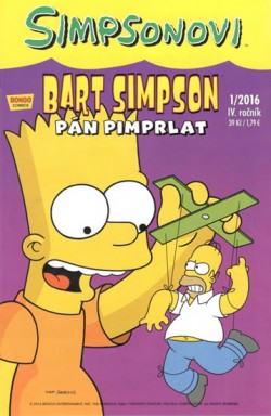 Obrázok - Simpsonovi - Bart Simpson 1/2016 - Pán pimprlat