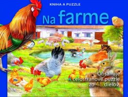Obrázok - Na farme - Kniha a puzzle