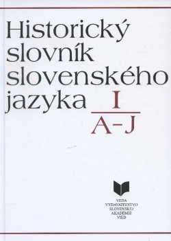 Obrázok - Historický slovník slovenského jazyka I (A-J)