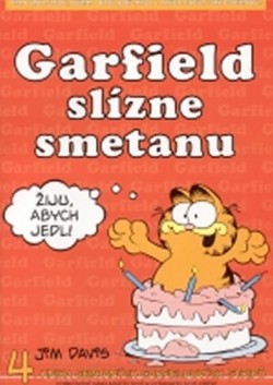 Obrázok - Garfield slízne smetanu - 4. kniha sebraných garfieldových stripů - 3. vydání