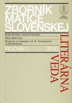 Obrázok - Zborník Matice slovenskej - Ročník I 2010