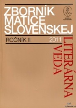 Obrázok - Zborník Matice Slovenskej-Literárna veda- RočníkII 2011