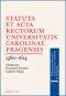 Kniha - Statuta et Acta rectorum Universitatis Carolinae Pragensis