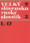 Kniha - Veľký slovensko-ruský slovník 2