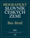 Kniha - Biografický slovník českých zemí, 3. sešit (Bas-Bene)
